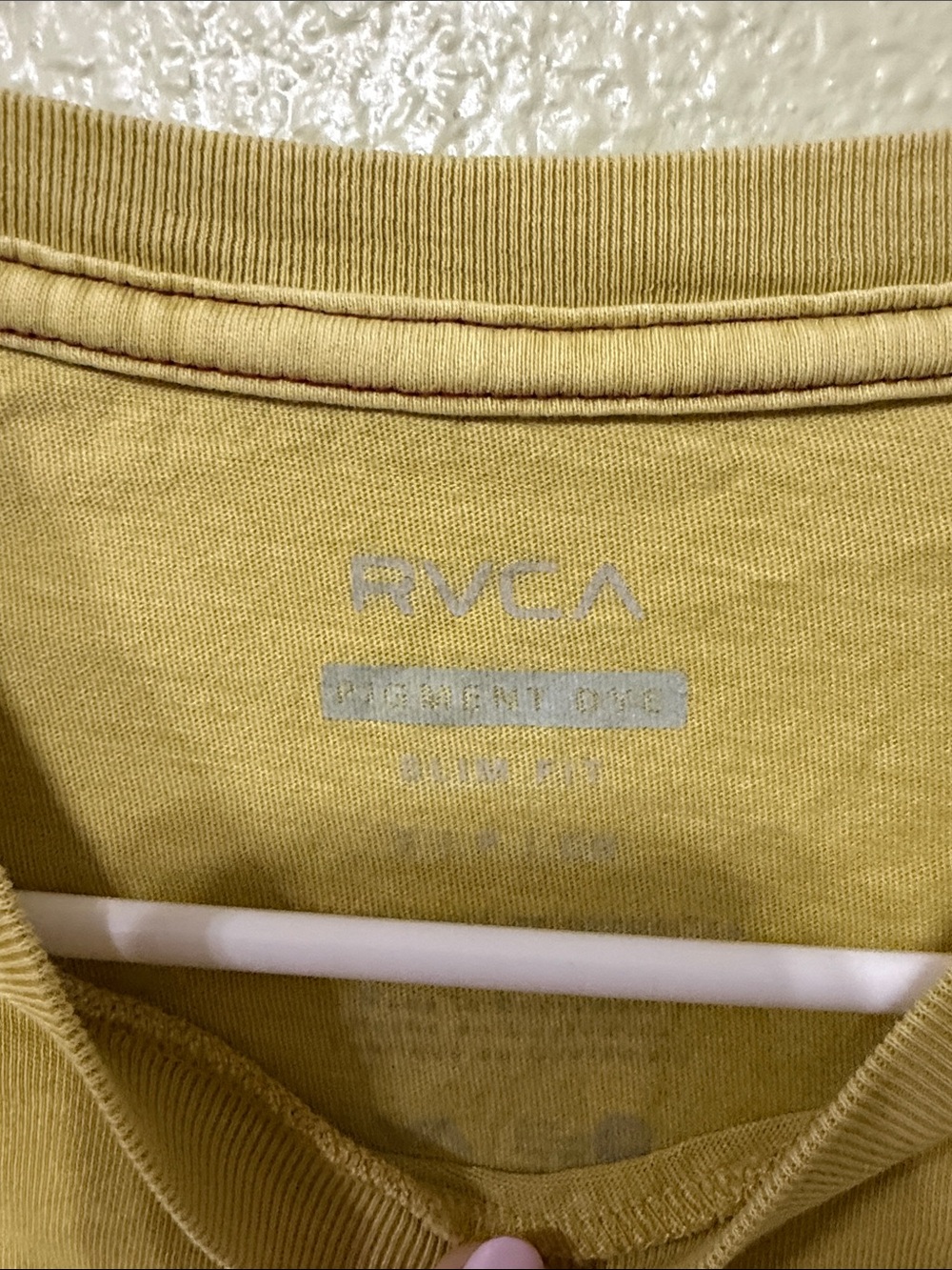 RVCA Mustard Yellow Hawaii Skyline Graphic Tee - Picture 5 of 5